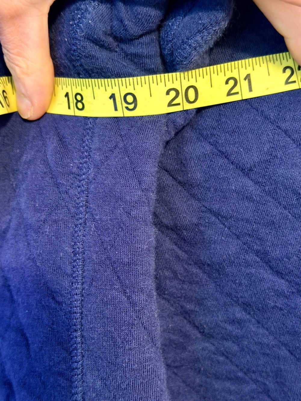 J. Crew Quilted Half-Zip Pullover - Navy Blue - Picture 6 of 9